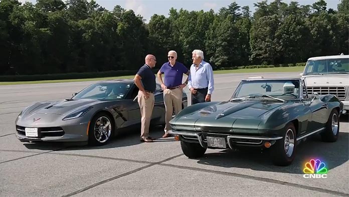 Son of General Colin Powell Gets Rematch Race with Biden and His 1967 Corvette on Leno's Garage