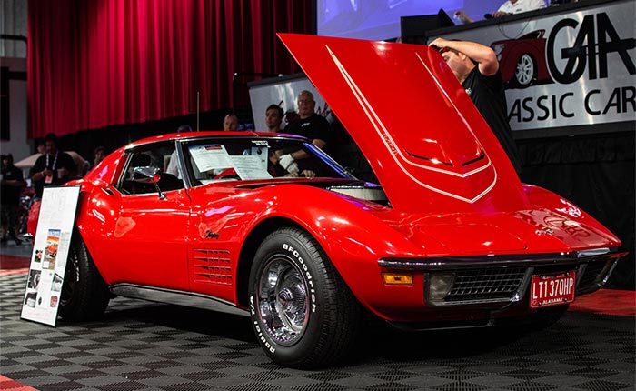 Nearly 50 Corvettes Up for Grabs at the GAA Classic Cars Auction Held November 3-5