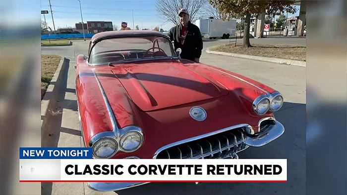 Kansas Man Finally Receives His 1959 Corvette Six Years After It Was Seized and Headed for Destruction