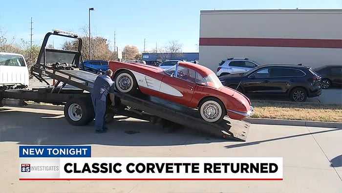 Kansas Man Finally Receives his 1959 Corvette Six Years After It Was Impounded and Headed for Destruction