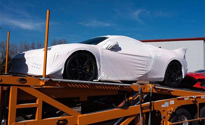[PIC] First 2023 Corvette Z06 Arrives at the NCM for R8C Delivery
