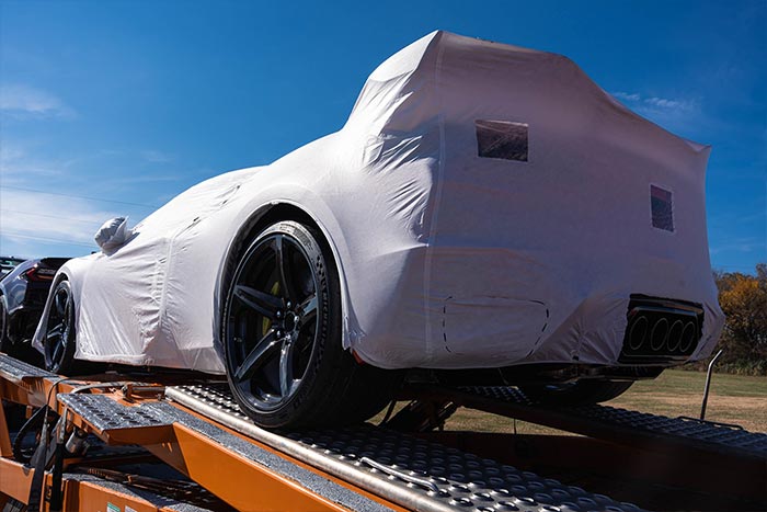 [PIC] First 2023 Corvette Z06 Arrives at the NCM for R8C Delivery