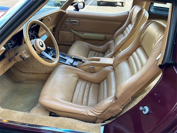 1981 Corvette Coupe in Maroon Metallic