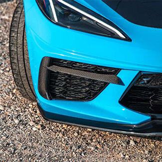 Carbon Fiber Front Intake Vents for C8 Corvette