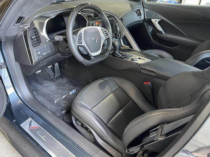 Corvettes for Sale: 1800-Mile 2019 Corvette ZR1 on Bring a Trailer
