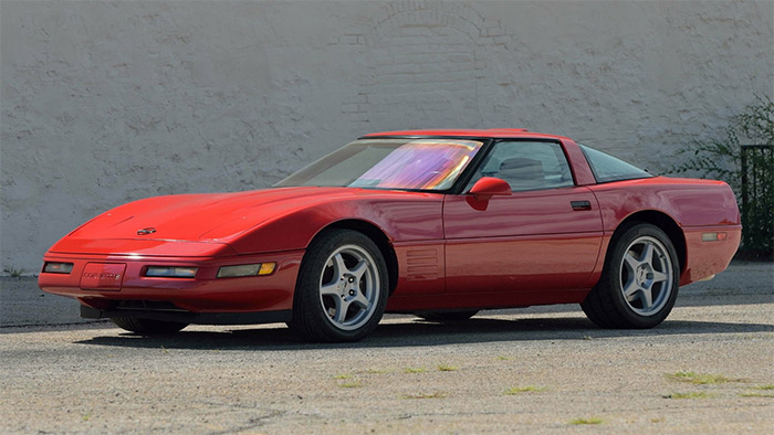 1991 Red / Beige ZR1 with 17,668 miles