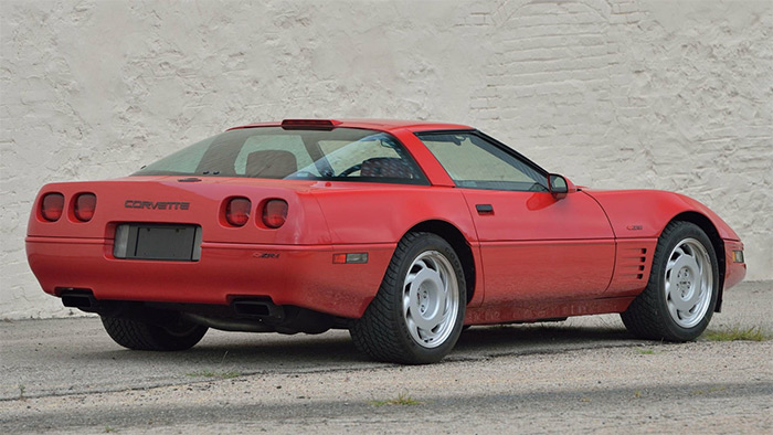 1992 Red / Red ZR1 with 10,513 miles