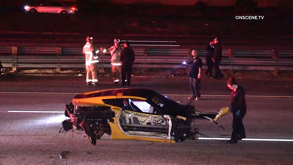 [ACCIDENT] C7 Corvette Jettisons its V8 Engine in Highway Crash