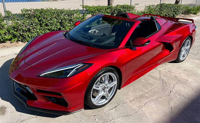 2023 Red Mist / Black Stingray Convertible