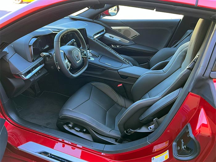 2023 Red Mist / Black Stingray Convertible