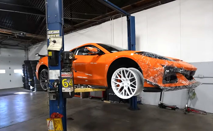 [VIDEO] Emelia Takes Her 2023 Corvette Z06 to Forgeline Wheels for Some New Shoes