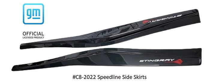 C8 Corvette 1VM Speedline Side Skirts