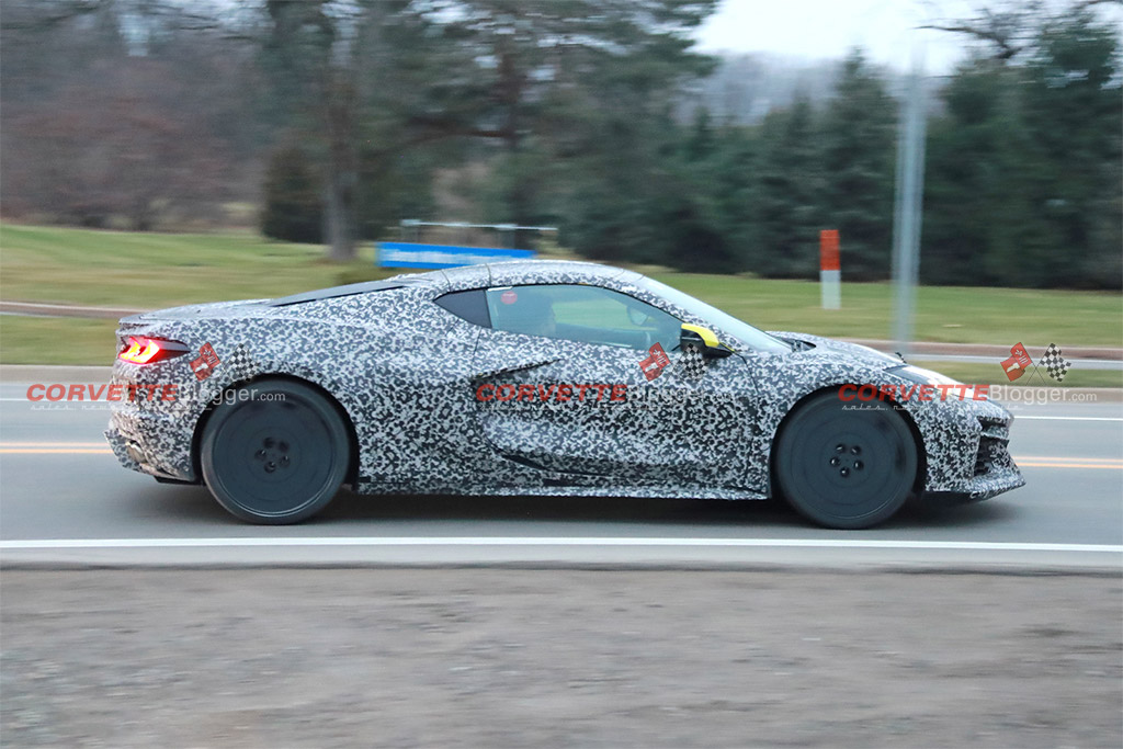 [SPIED] 2024 Corvette E-Ray in RHD Outside the Milford Proving Ground
