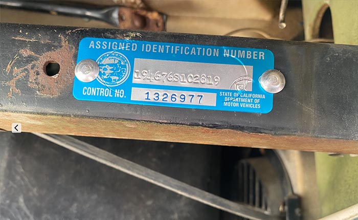 Corvettes for Sale: Custom-Painted 1966 Corvette with a Mysterious Past