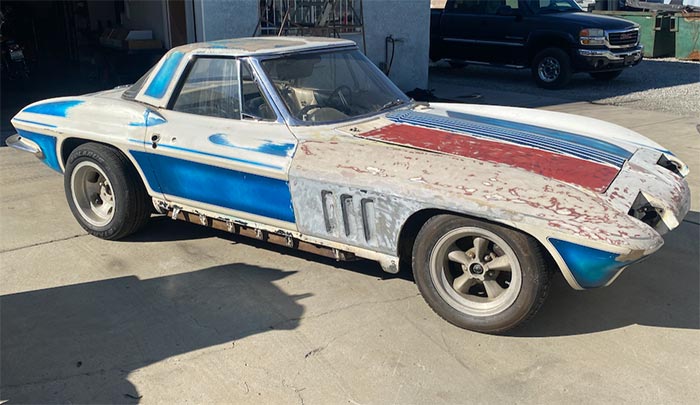 Corvettes for Sale: Custom-Painted 1966 Corvette with a Mysterious Past