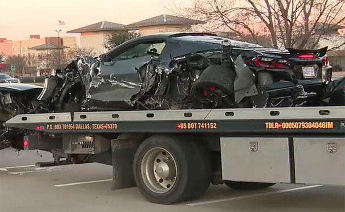 [ACCIDENT] Dallas Cowboys DE Sam William's C8 Corvette is Destroyed in Crash