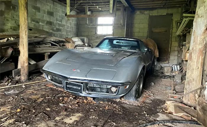 [VIDEO] Watch a 1968 427/435hp Corvette Pulled From a Garage After a 30 Year Slumber