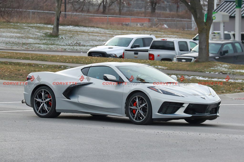 EPA Test Pipes on a US-Spec 2024 Corvette Stingray