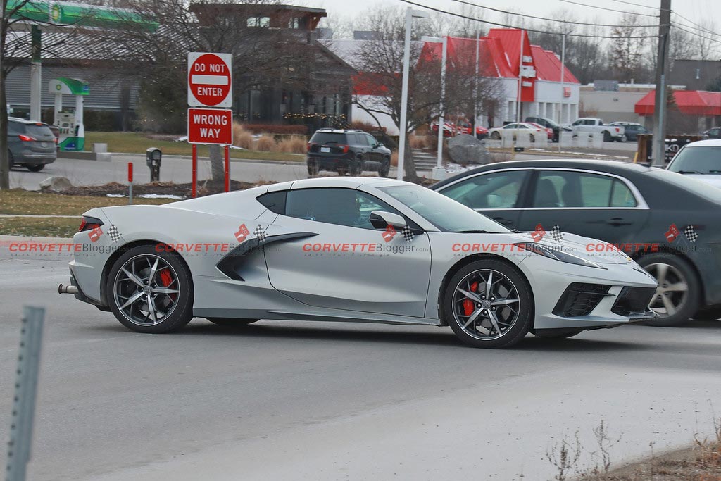 EPA Test Pipes on a US-Spec 2024 Corvette Stingray