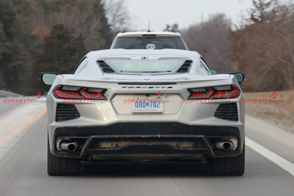 EPA Test Pipes on a US-Spec 2024 Corvette Stingray