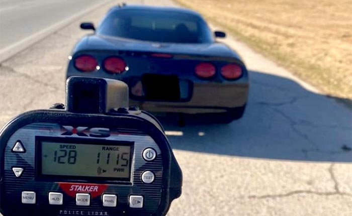 Speeding C5 Corvette Driver Clocked at 128 MPH in a 65 MPH Zone