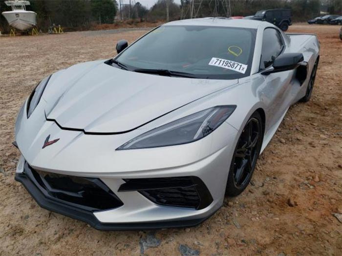 What Happened to this C8 Corvette to End Up at a Copart Insurance Auction