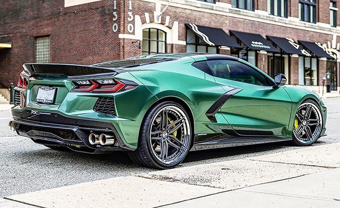 [VIDEO] C8 Corvette Wrapped in INOZETEK Metallic Racing Green