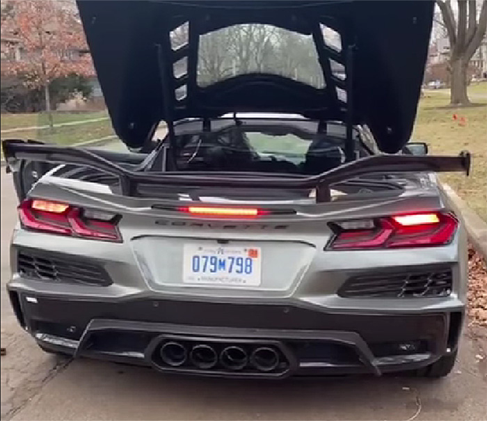 [SPIED] 2023 Corvette Z06 Gives a Shout Out Rev to the Corvette Nation
