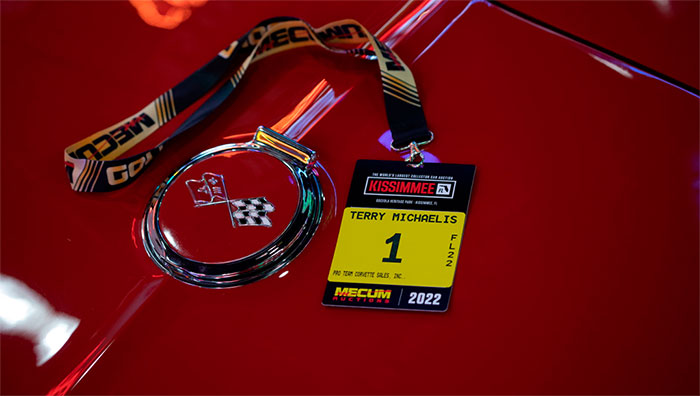 Mecum's Bidder Badge No.1 to Auctioned in Kissimmee for Curing Kids Cancer