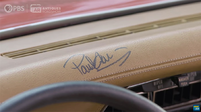 [VIDEO] 1970 Corvette Signed By Paul Newman Reviewed by PBS' Antique Roadshow