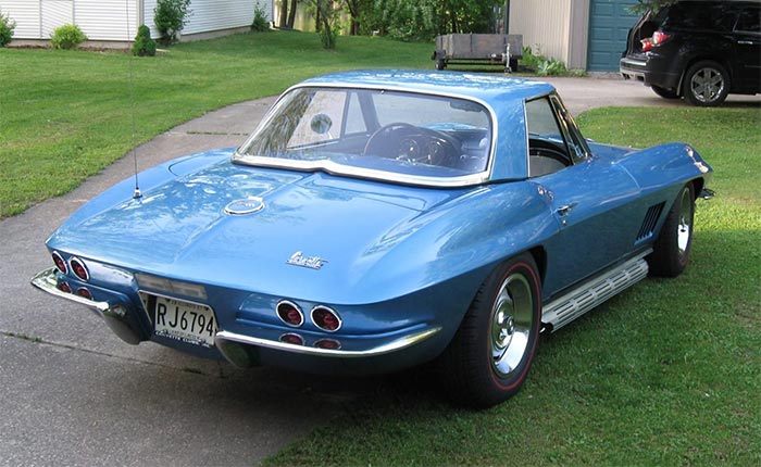 Corvettes for Sale: 1967 Corvette Convertible in Marina Blue