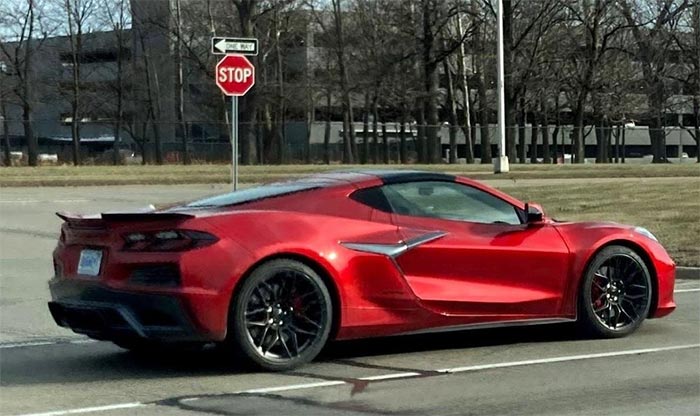 [SPIED] 2023 Corvette Z06 Spotted Near GM's Tech Center