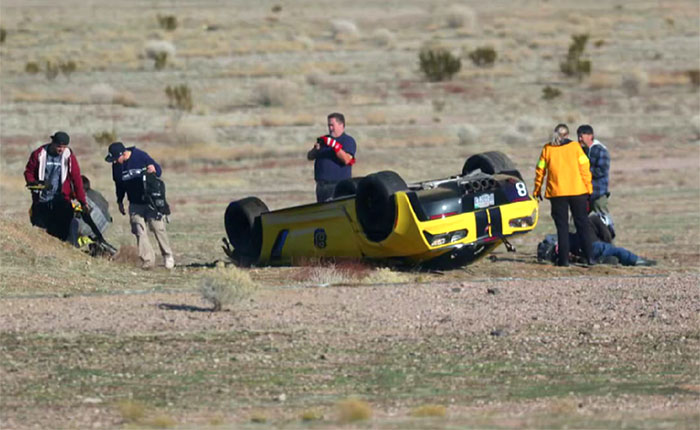 [ACCIDENT] Multiple Camera Views Capture Rollover of a C7 Corvette Z06 at Willow Springs Raceway
