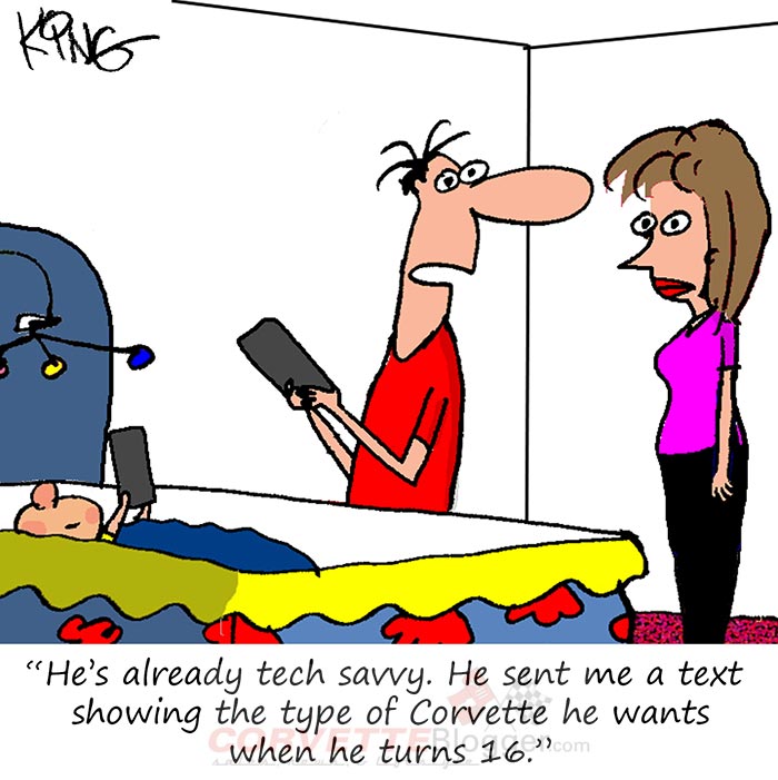 Saturday Morning Corvette Comic: A Chip Off the Old Block