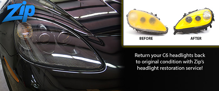 Zip Corvette Will Refresh Your C6 Corvette's Foggy Headlight Lenses for Less Than Half the Cost of Replacements