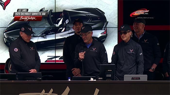 Rick Hendrick Wins First Retail 2023 Corvette Z06 for $3.6 Million at Barrett-Jackson