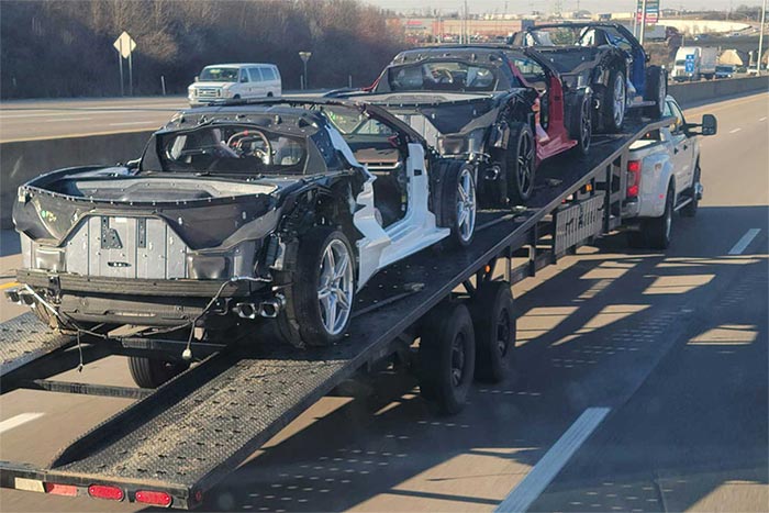 [PICS] Tornado-Damaged C8 Corvettes Being Shipped to the Crusher?