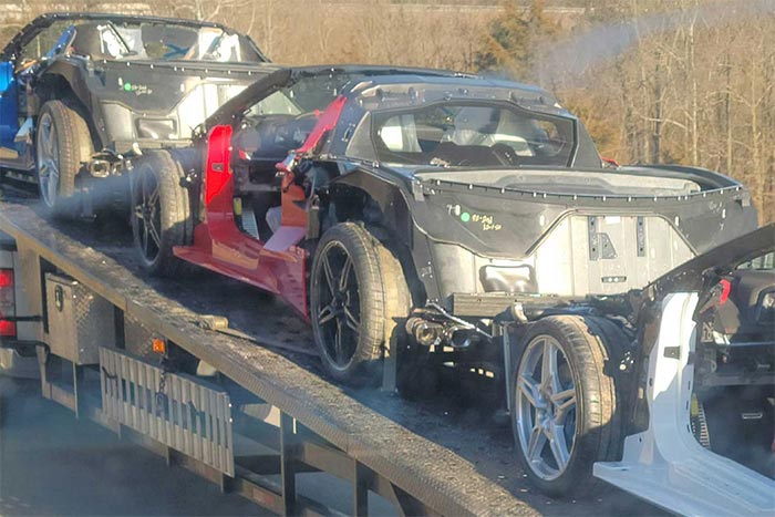 [PICS] Tornado-Damaged C8 Corvettes Being Shipping to the Crusher?