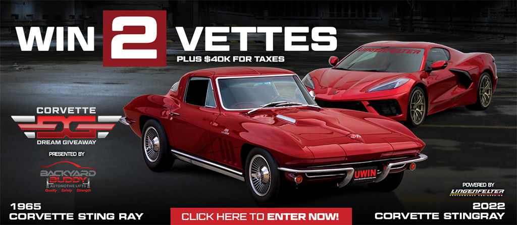 Win Two Vettes and $40K in Cash with Bonus Entries for CorvetteBlogger Readers