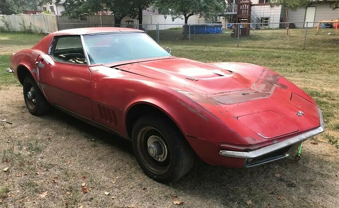 Corvettes for Sale: 1968 Corvette 427 Project on eBay