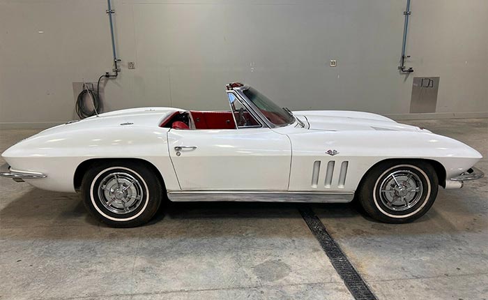 Corvettes for Sale: Ermine White 1963 Corvette Convertible Ran When Parked