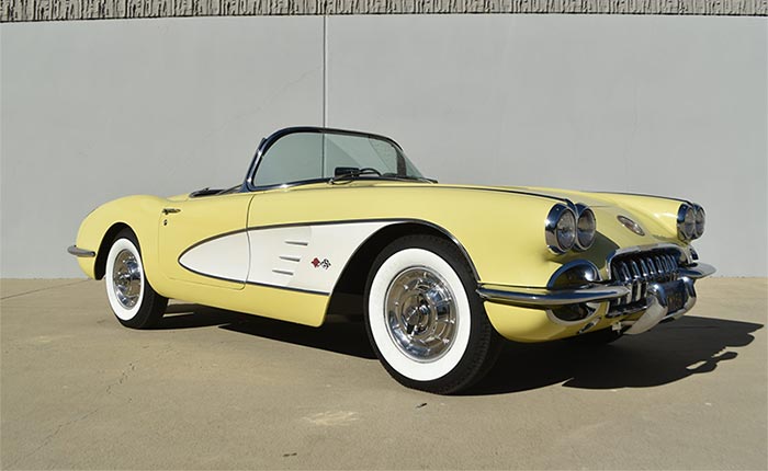 1958 Corvette Roadster border=