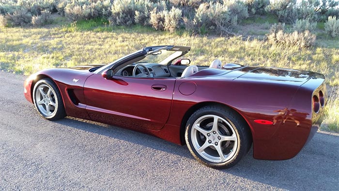 Corvettes for Sale: 11K-Mile 2003 Corvette 50th Anniversary Edition on Bring a Trailer
