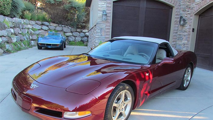 Corvettes for Sale: 11K-Mile 2003 Corvette 50th Anniversary Edition on Bring a Trailer