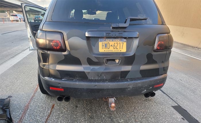 [ACCIDENT] Florida Man In a C8 Corvette Taken Out By a Tow Ball on a GMC Acadia in South Florida