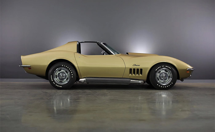 Corvettes for Sale: Riverside Gold 1969 Corvette L88 Coupe on Bring a Trailer
