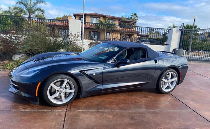 2015 Night Race Blue Corvette Convertible