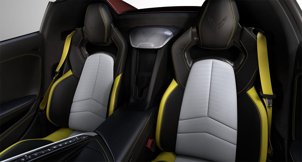 Sky Cool Gray/Strike Yellow GT2 Seats (RPO HT7)