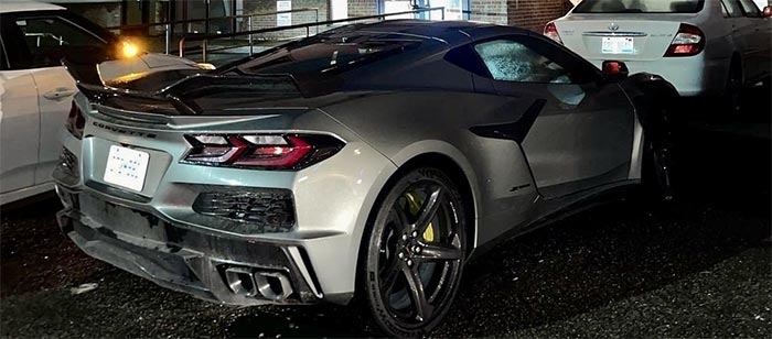 [SPIED] 2023 Corvette Z06 Spotted on a Cold, Rainy Evening