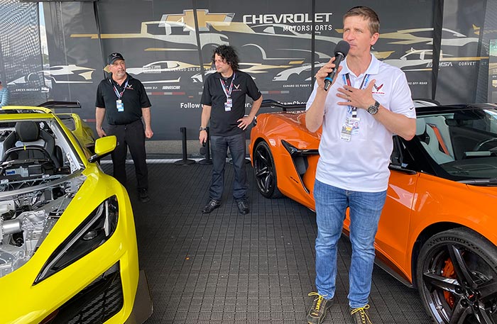 [VIDEO] Corvette Team Hosts 2023 Corvette Z06 Chassis Discussion and Q&A at Sebring